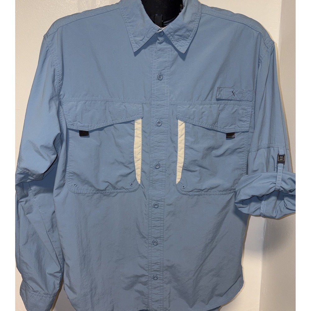 XPS (extreme performance series) Mens blue Vented Shirt Sz M pre-owned